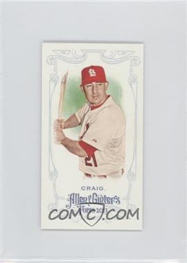 2013 Topps Allen & Ginter's - [Base] - Mini Red Allen & Ginter Baseball Back #208 - Allen Craig /25