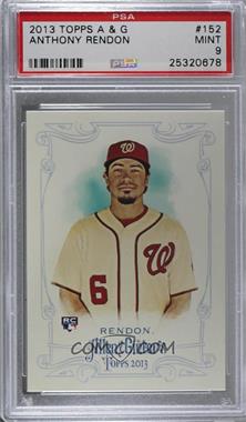 2013 Topps Allen & Ginter's - [Base] #152 - Anthony Rendon [PSA 9 MINT]