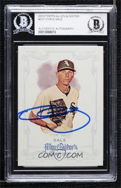 2013 Topps Allen & Ginter's - [Base] #237 - Chris Sale [BAS BGS Authentic]