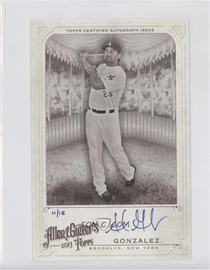 2013 Topps Allen & Ginter's - Box Loader Oversized Autographs #OBLA-AG - Adrian Gonzalez /15