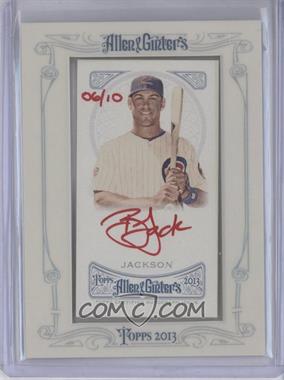 2013 Topps Allen & Ginter's - Framed Mini Autographs - Red Ink #AGA-BJ - Brett Jackson /10