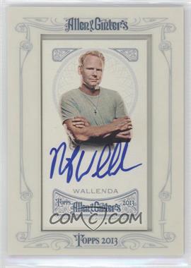 2013 Topps Allen & Ginter's - Framed Mini Autographs #AGA-NW - Nik Wallenda