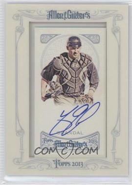 2013 Topps Allen & Ginter's - Framed Mini Autographs #AGA-YG - Yasmani Grandal