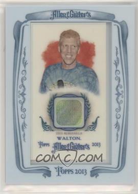 2013 Topps Allen & Ginter's - Framed Mini Non-Baseball Relics #NBR-BW - Bill Walton