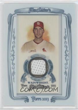 2013 Topps Allen & Ginter's - Framed Mini Relics #AGR-AW - Adam Wainwright