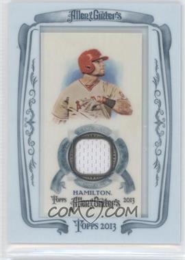 2013 Topps Allen & Ginter's - Framed Mini Relics #AGR-JH - Josh Hamilton