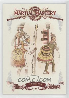 2013 Topps Allen & Ginter's - Martial Mastery #MM-AZ - Aztecs