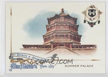 2013 Topps Allen & Ginter's - Palaces & Strongholds #PS-SP - Summer Palace