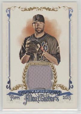 2013 Topps Allen & Ginter's - Relics #AGFR-SMC - Shaun Marcum