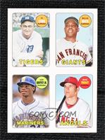 Ty Cobb, Willie Mays, Ken Griffey Jr., Mike Trout