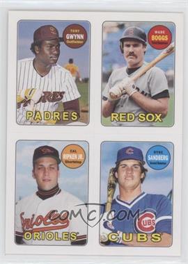 2013 Topps Archives - 1969 4-In-1 Stickers #69S-GBRS - Tony Gwynn, Wade Boggs, Cal Ripken Jr., Ryne Sandberg