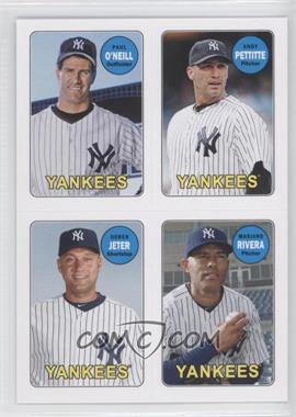 2013 Topps Archives - 1969 4-In-1 Stickers #69S-OPJR - Paul O'Neill, Andy Pettitte, Derek Jeter, Mariano Rivera