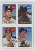 Warren Spahn, Clayton Kershaw, Sandy Koufax, Steve Carlton