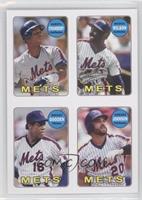 Darryl Strawberry, Mookie Wilson, Dwight Gooden, Howard Johnson