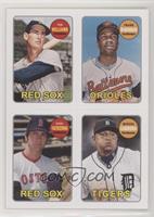 Ted Williams, Frank Robinson, Carl Yastrzemski, Miguel Cabrera