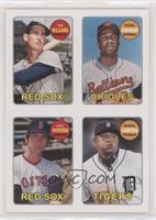 Ted Williams, Frank Robinson, Carl Yastrzemski, Miguel Cabrera