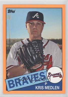 2013 Topps Archives - [Base] - Orange Day Glow #112 - Kris Medlen