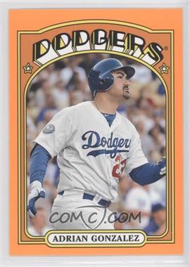 2013 Topps Archives - [Base] - Orange Day Glow #6 - Adrian Gonzalez