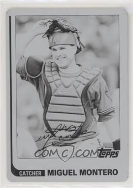 2013 Topps Archives - [Base] - Printing Plate Black #74 - Miguel Montero /1