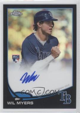 2013 Topps Chrome - [Base] - Black Refractor Rookie Autographs #WM - Wil Myers /100