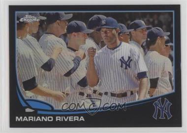 2013 Topps Chrome - [Base] - Black Refractor #118 - Mariano Rivera /100