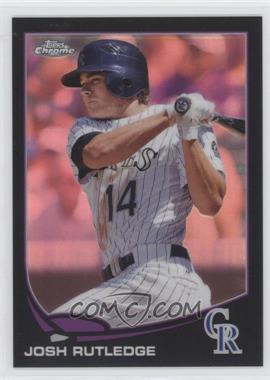 2013 Topps Chrome - [Base] - Black Refractor #14 - Josh Rutledge /100