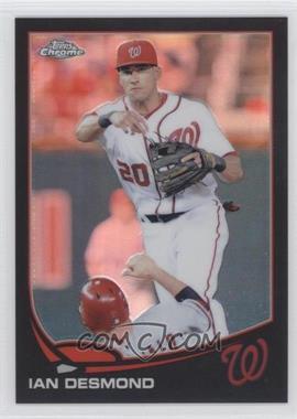 2013 Topps Chrome - [Base] - Black Refractor #181 - Ian Desmond /100