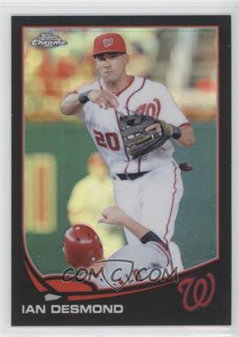 2013 Topps Chrome - [Base] - Black Refractor #181 - Ian Desmond /100