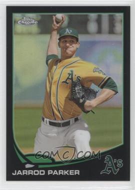 2013 Topps Chrome - [Base] - Black Refractor #196 - Jarrod Parker /100