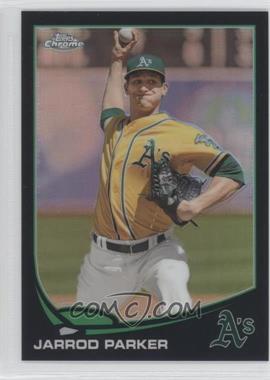 2013 Topps Chrome - [Base] - Black Refractor #196 - Jarrod Parker /100