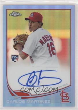 2013 Topps Chrome - [Base] - Blue Refractor Rookie Autographs #107 - Carlos Martinez /199 [Noted]
