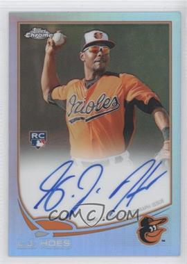 2013 Topps Chrome - [Base] - Blue Refractor Rookie Autographs #154 - L.J. Hoes /199