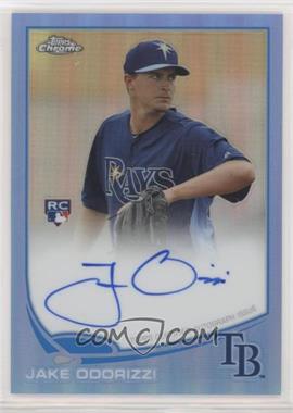 2013 Topps Chrome - [Base] - Blue Refractor Rookie Autographs #192 - Jake Odorizzi /199