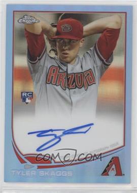 2013 Topps Chrome - [Base] - Blue Refractor Rookie Autographs #88 - Tyler Skaggs /199