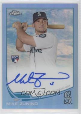 2013 Topps Chrome - [Base] - Blue Refractor Rookie Autographs #MZ - Mike Zunino /199