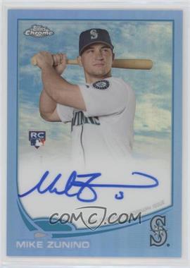 2013 Topps Chrome - [Base] - Blue Refractor Rookie Autographs #MZ - Mike Zunino /199