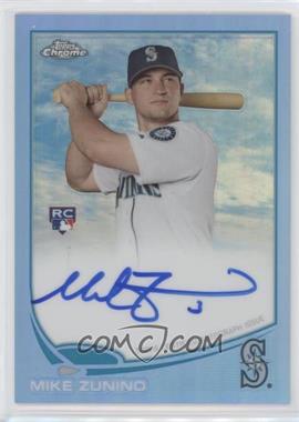2013 Topps Chrome - [Base] - Blue Refractor Rookie Autographs #MZ - Mike Zunino /199