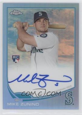 2013 Topps Chrome - [Base] - Blue Refractor Rookie Autographs #MZ - Mike Zunino /199