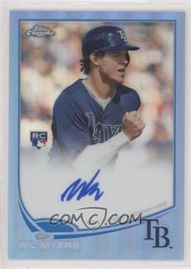 2013 Topps Chrome - [Base] - Blue Refractor Rookie Autographs #WM - Wil Myers /199 [EX to NM]