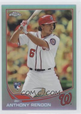 2013 Topps Chrome - [Base] - Blue Refractor #128 - Anthony Rendon /199