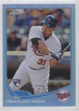 2013 Topps Chrome - [Base] - Blue Refractor #186 - Oswaldo Arcia /199 [EX to NM]