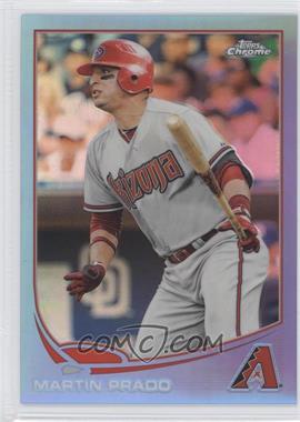 2013 Topps Chrome - [Base] - Blue Refractor #188 - Martin Prado /199