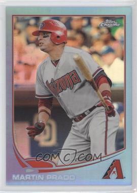 2013 Topps Chrome - [Base] - Blue Refractor #188 - Martin Prado /199