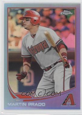 2013 Topps Chrome - [Base] - Blue Refractor #188 - Martin Prado /199