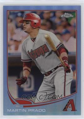 2013 Topps Chrome - [Base] - Blue Refractor #188 - Martin Prado /199