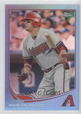 2013 Topps Chrome - [Base] - Blue Refractor #188 - Martin Prado /199