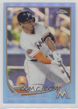 2013 Topps Chrome - [Base] - Blue Refractor #197 - Giancarlo Stanton /199