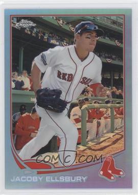 2013 Topps Chrome - [Base] - Blue Refractor #204 - Jacoby Ellsbury /199