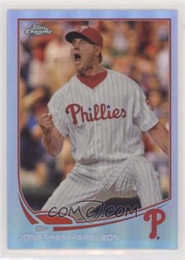 2013 Topps Chrome - [Base] - Blue Refractor #61 - Jonathan Papelbon /199