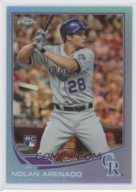 2013 Topps Chrome - [Base] - Blue Refractor #78 - Nolan Arenado /199